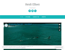 Tablet Screenshot of heidielliottportfolio.com